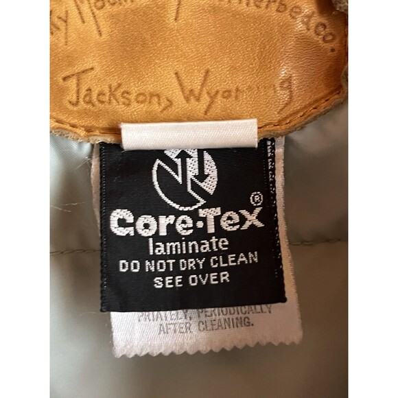 Rocky Mountain Featherbed Leather Down Gortex Ski Parka, Jacket ‘70’s Women’s XS - Picture 7 of 13